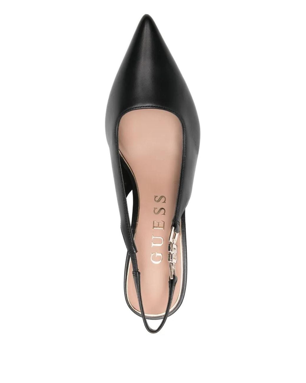 Guess Black 850Mm Slingback Pumps