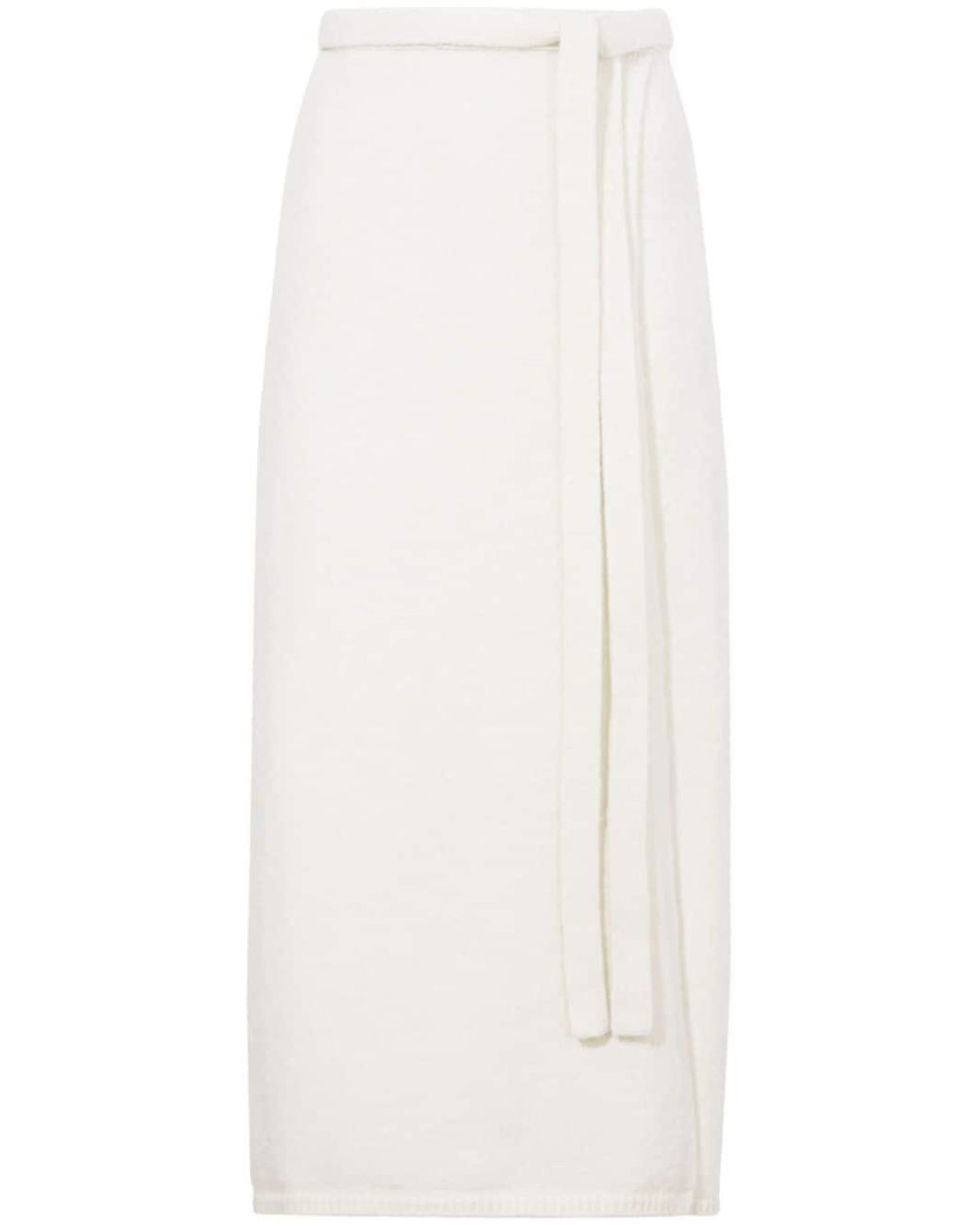 PROENZA SCHOULER WHITE LABEL Zadie Knit Wrap Skirt in White Lyst UK