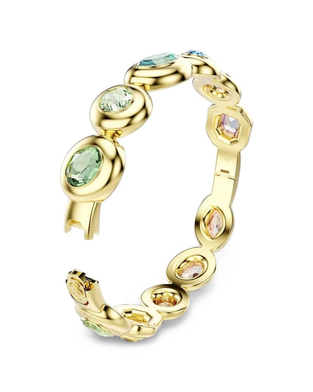 Swarovski Metallic Gema Crystal-Embellished Bangle