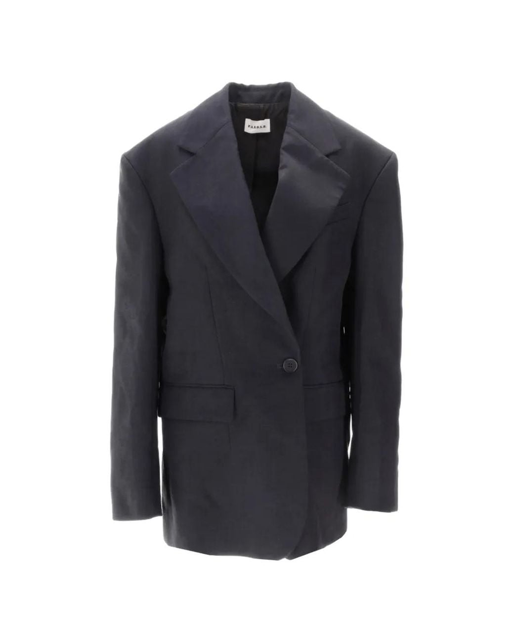 P.A.R.O.S.H. Blue Single-Breasted Blazer