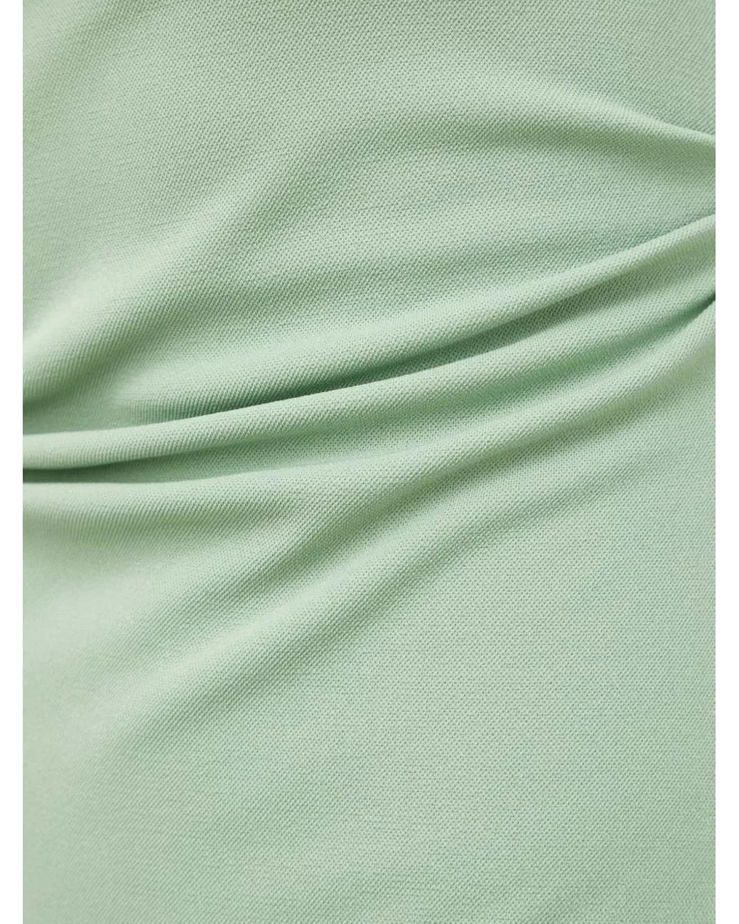 Day Birger et Mikkelsen Green Tube Ruched Midi Dress