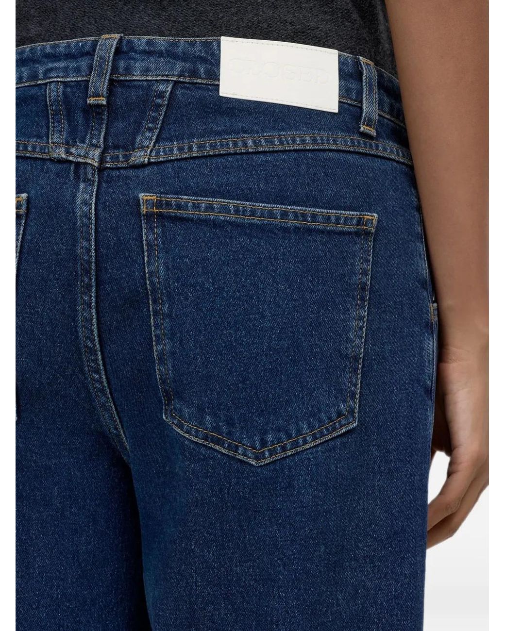 Closed Blue Jean Droit Stover-X À Taille Haute