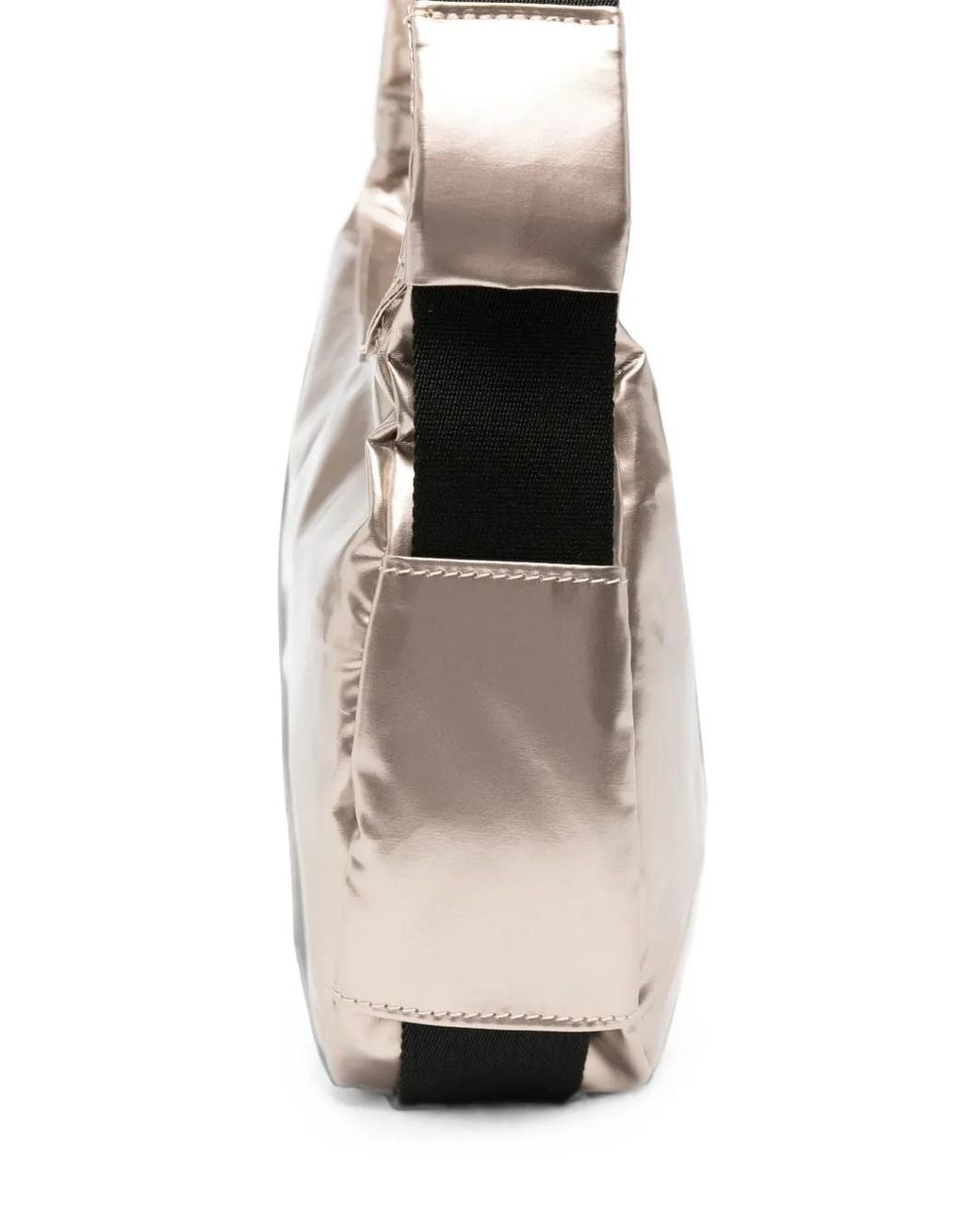Jack Gomme White Metallic-Effect Shoulder Bag