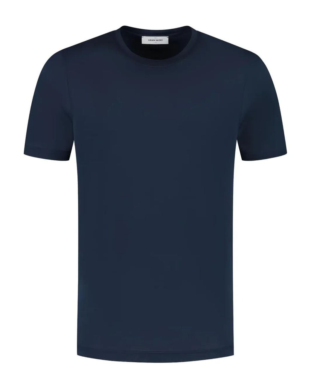 Gran Sasso Blue Cotton T-Shirt for men