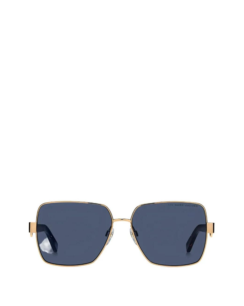 Marc Jacobs Blue Pilot-Frame Chain-Link Sunglasses
