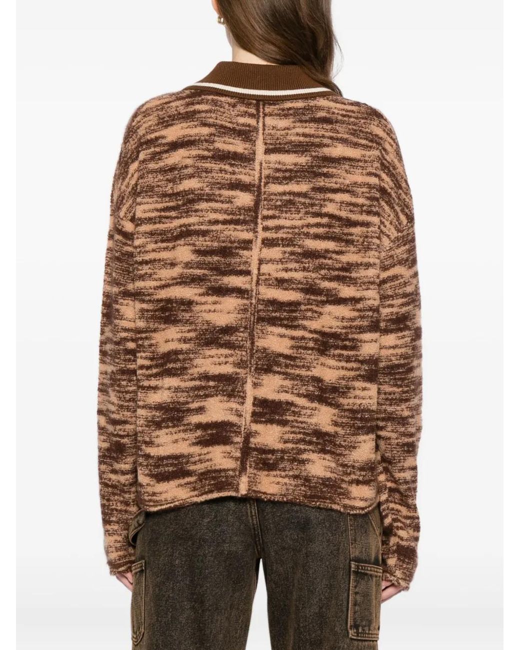 CUDDLEUP Brown Space Dyed Jumper