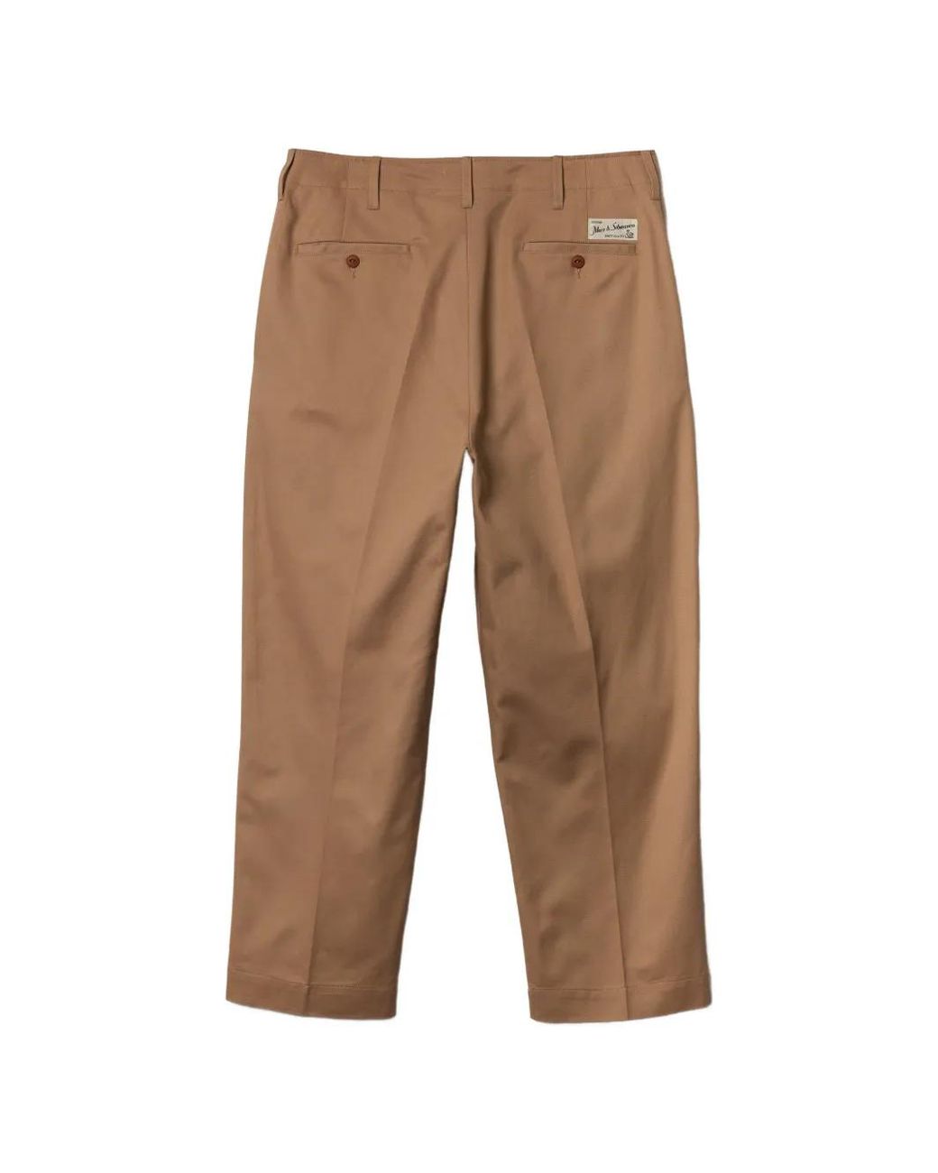 Merz B. Schwanen Blue Pressed-Crease Chino Pants for men