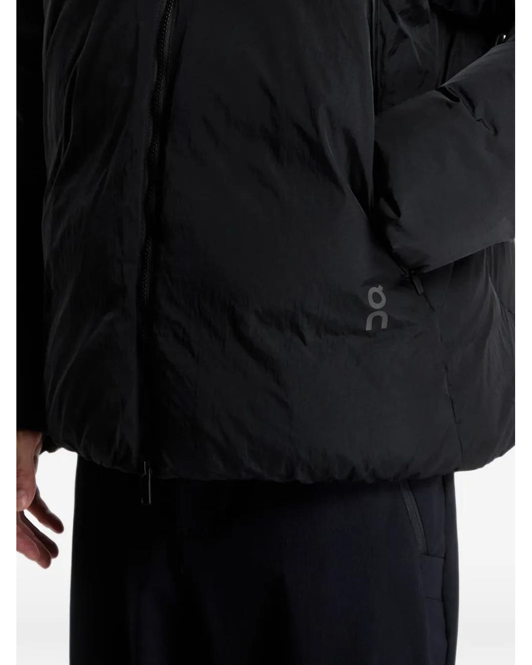 On Shoes Black All-Day Puffer Jacket for men