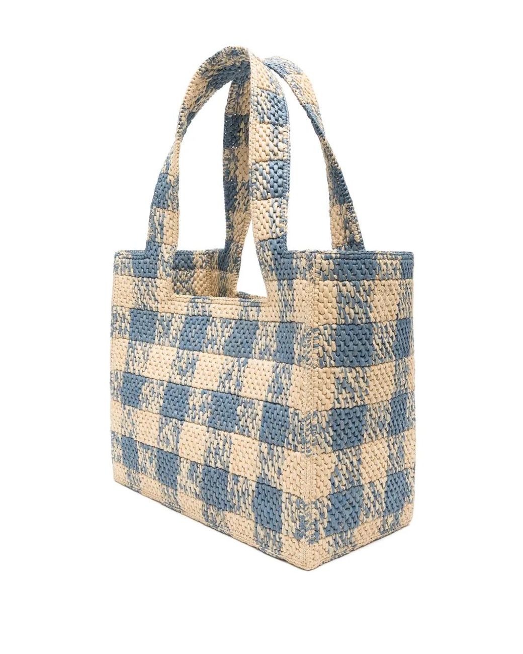 Loewe Blue Medium Font Bag