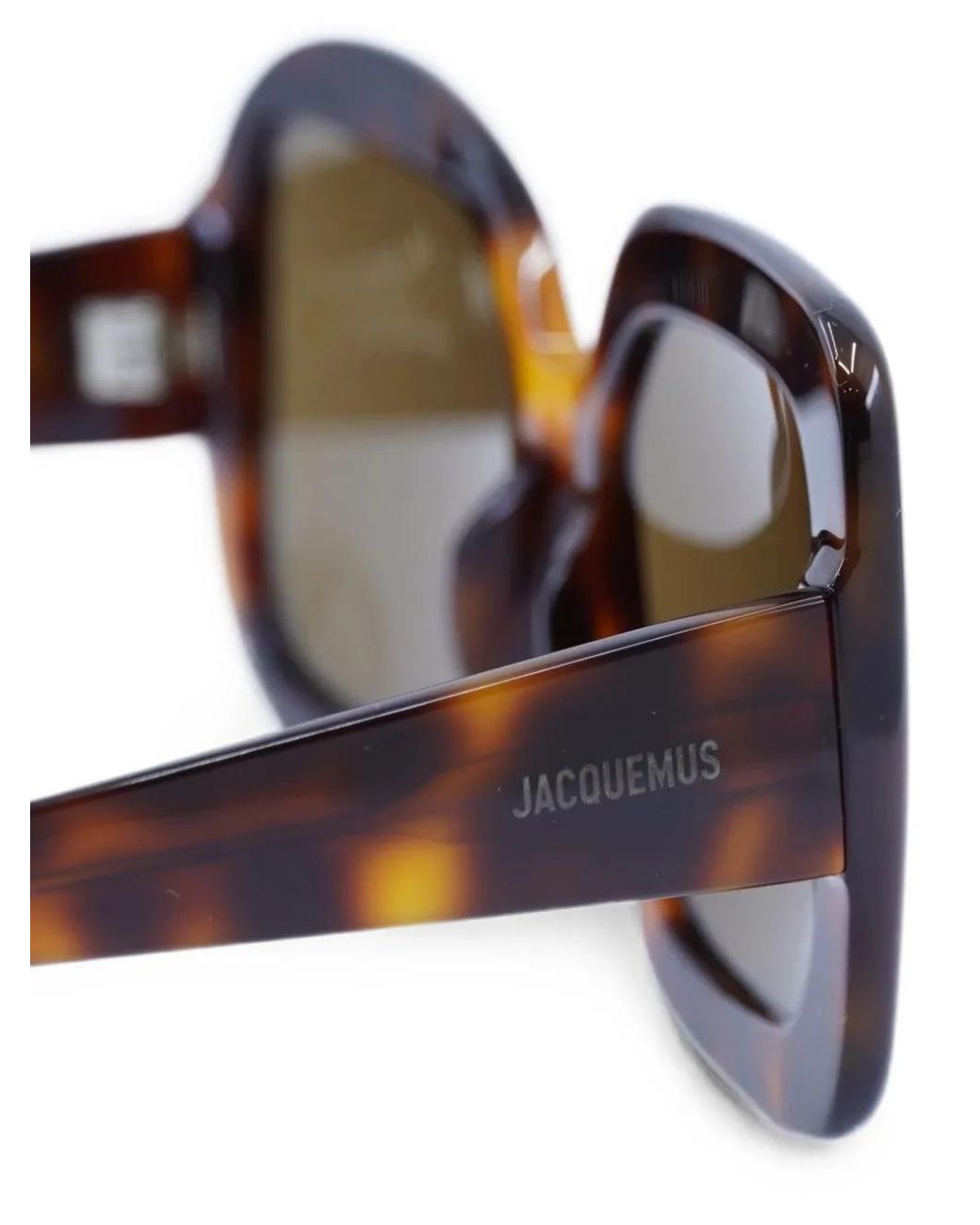 Jacquemus Brown Square-Frame Sunglasses