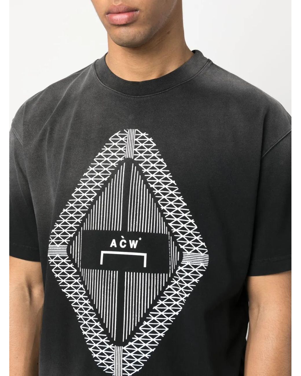 A_COLD_WALL* Black * Gradient T-shirt for men