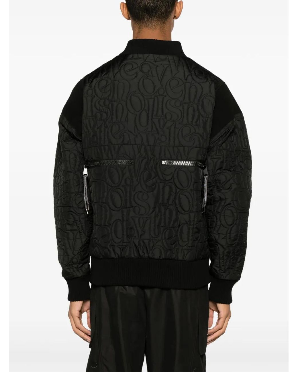 Vivienne Westwood Black Stripped Cyclist Jacket for men