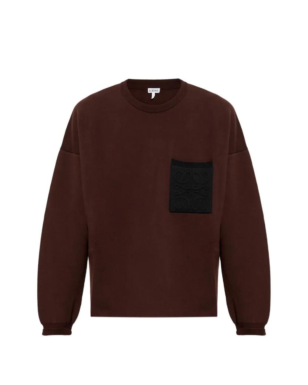 Pull À Patch Logo Loewe pour homme en coloris Brown