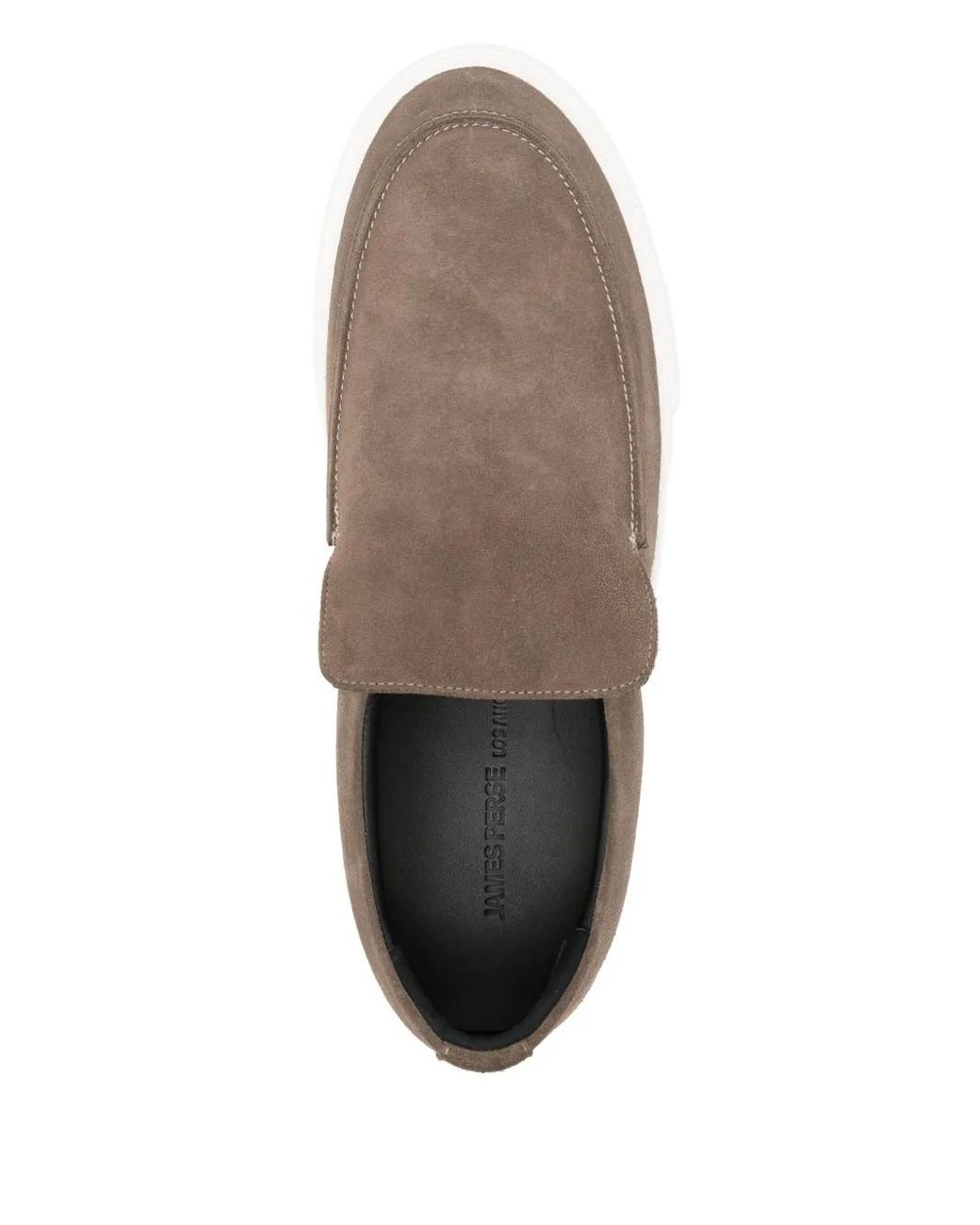 James Perse Brown Coastal Suede Sneakers for men