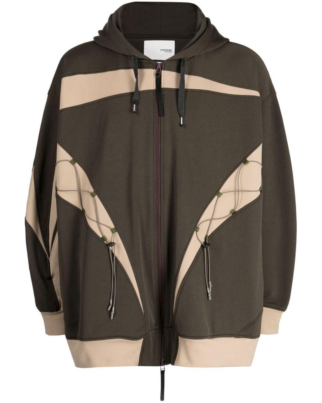 Yoshio Kubo Arrow Zip-up Hooded Jacket in Black for Men | Lyst