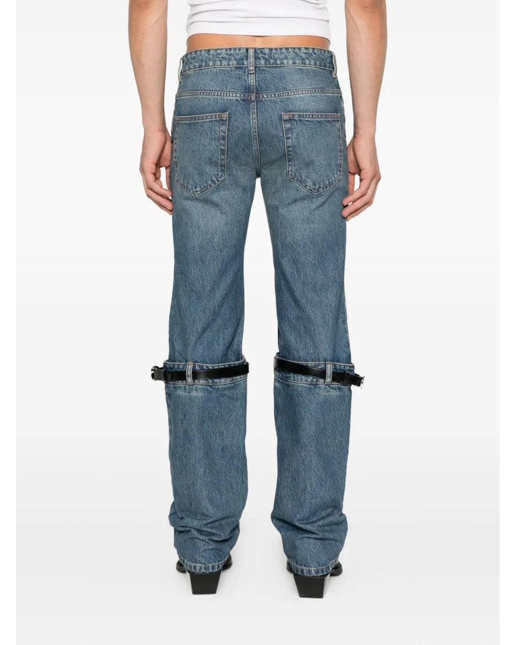 Coperni Blue Hybrid Denim Pants for men