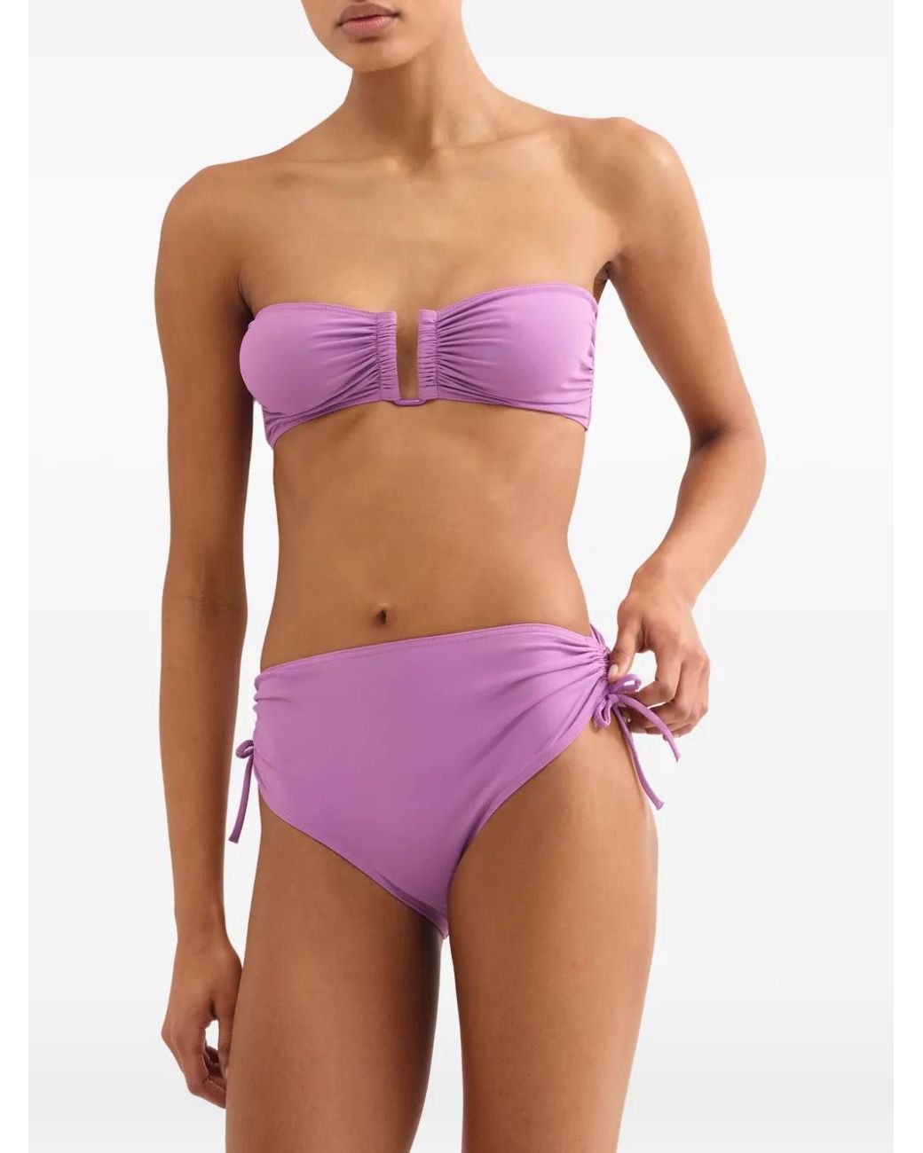Eres Pink Show Bandeau Bikini Top