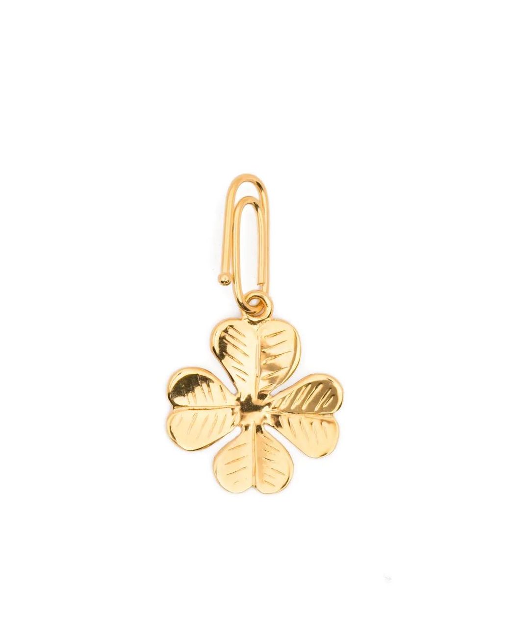 Aurelie Bidermann Metallic Clover Charm