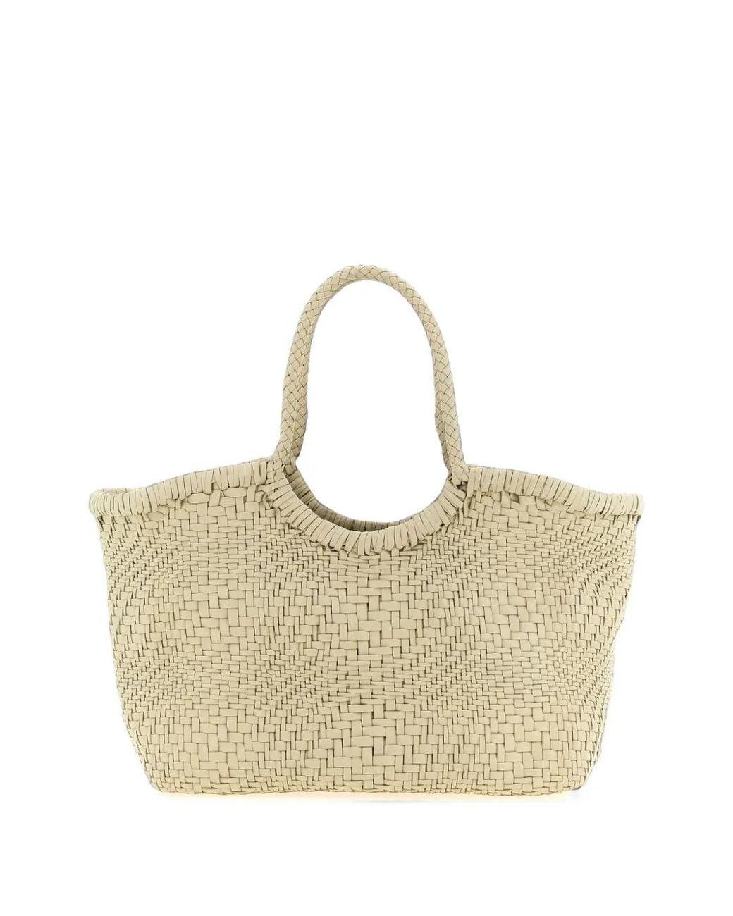 Dragon Diffusion Natural Nantucket Woven Tote Bag