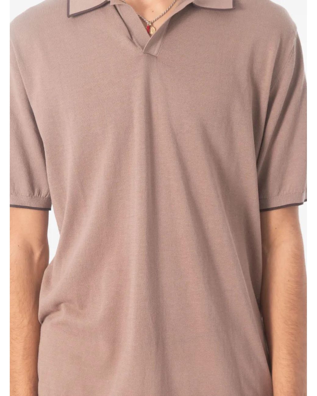 Mc2 Saint Barth Gray Polo Sloan À Manches Courtes Et Col Polo for men