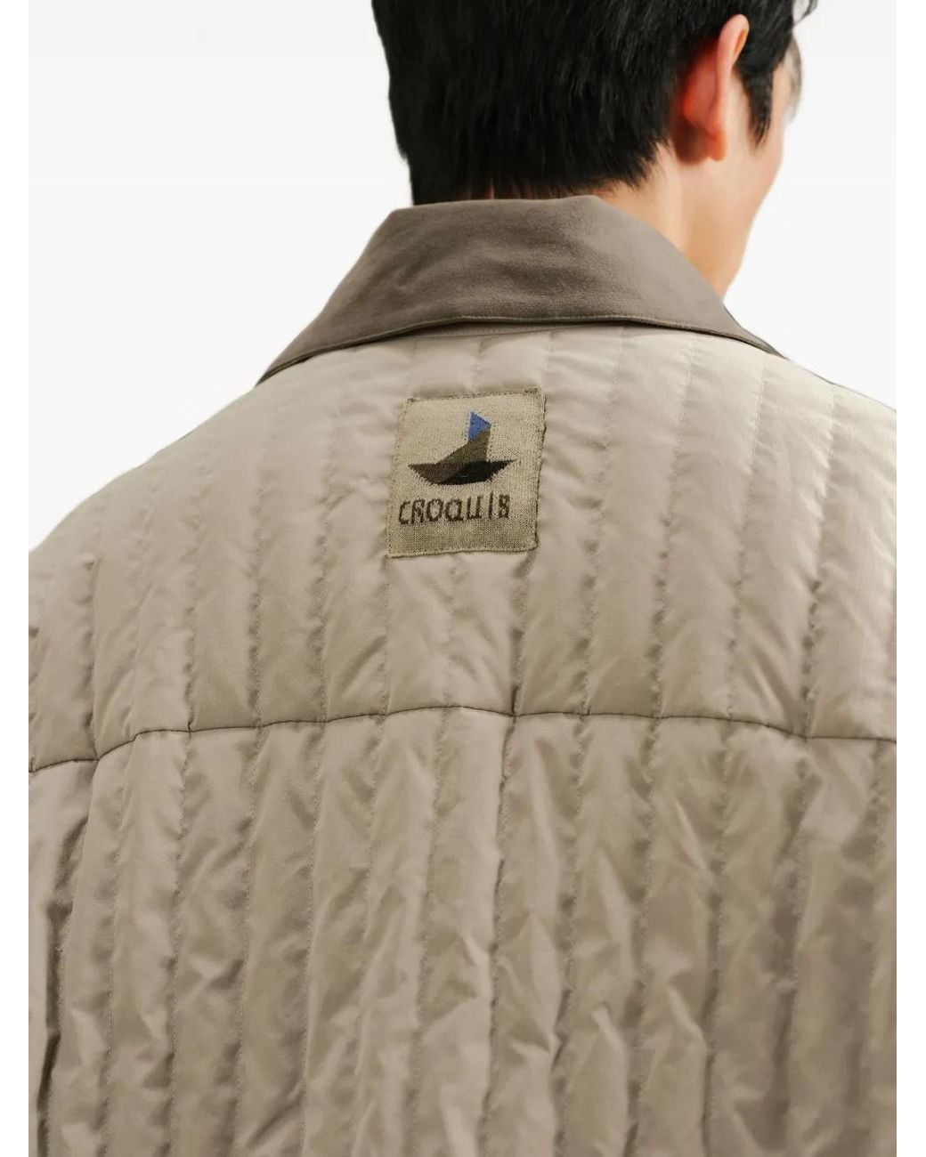 CROQUIS Natural Quilted Goose-Down Jacket for men