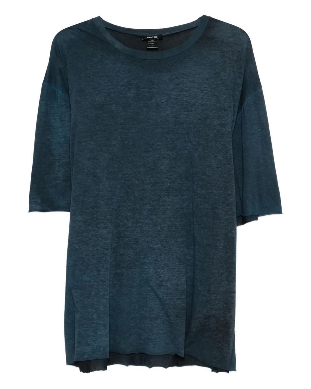 Avant Toi Blue Boxy T-Shirt for men