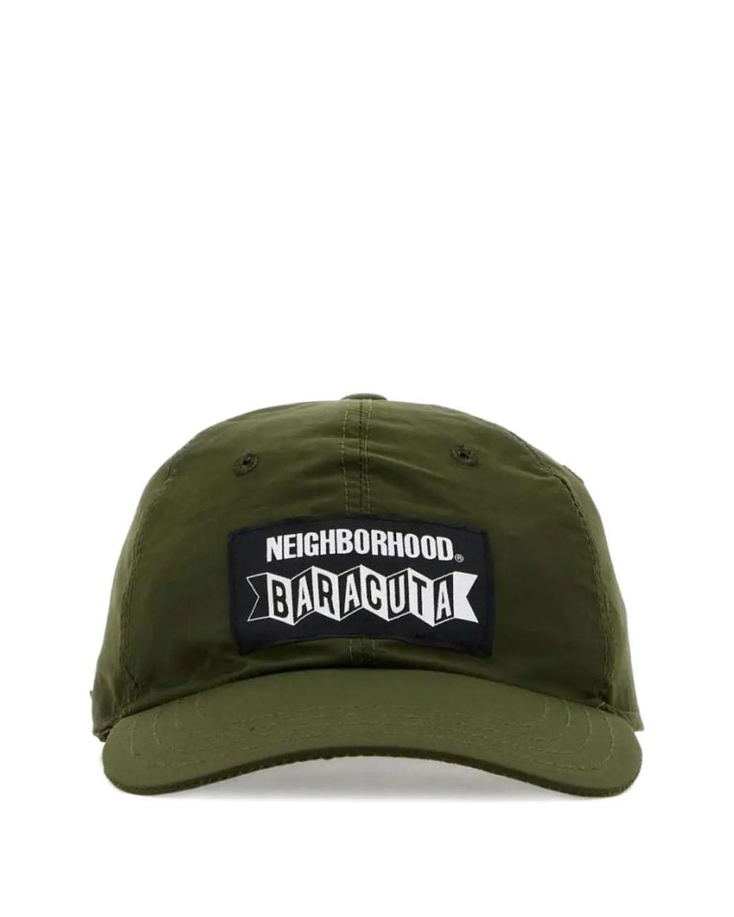 Baracuta Green Logo-Patch Baseball Cap for men