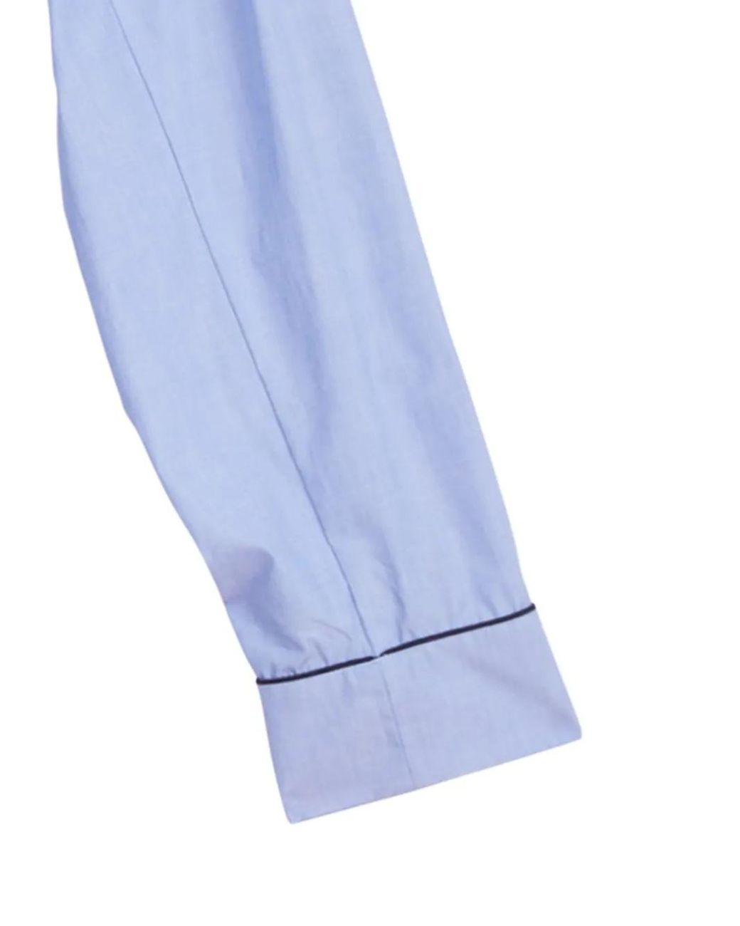 Fleur du Mal Blue Poplin Robe for men
