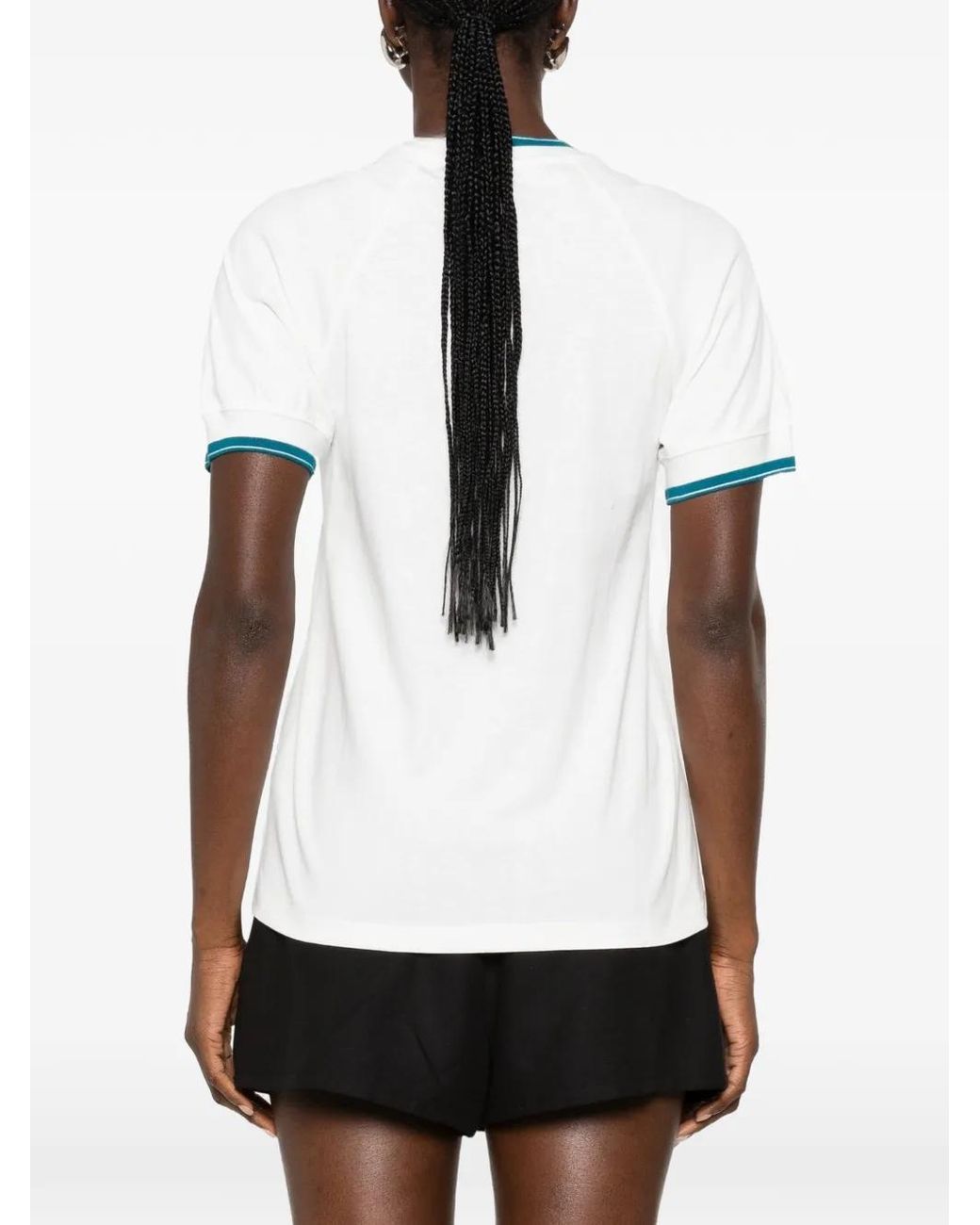 ALÉMAIS Blue Lucky Raglan-Sleeve T-Shirt