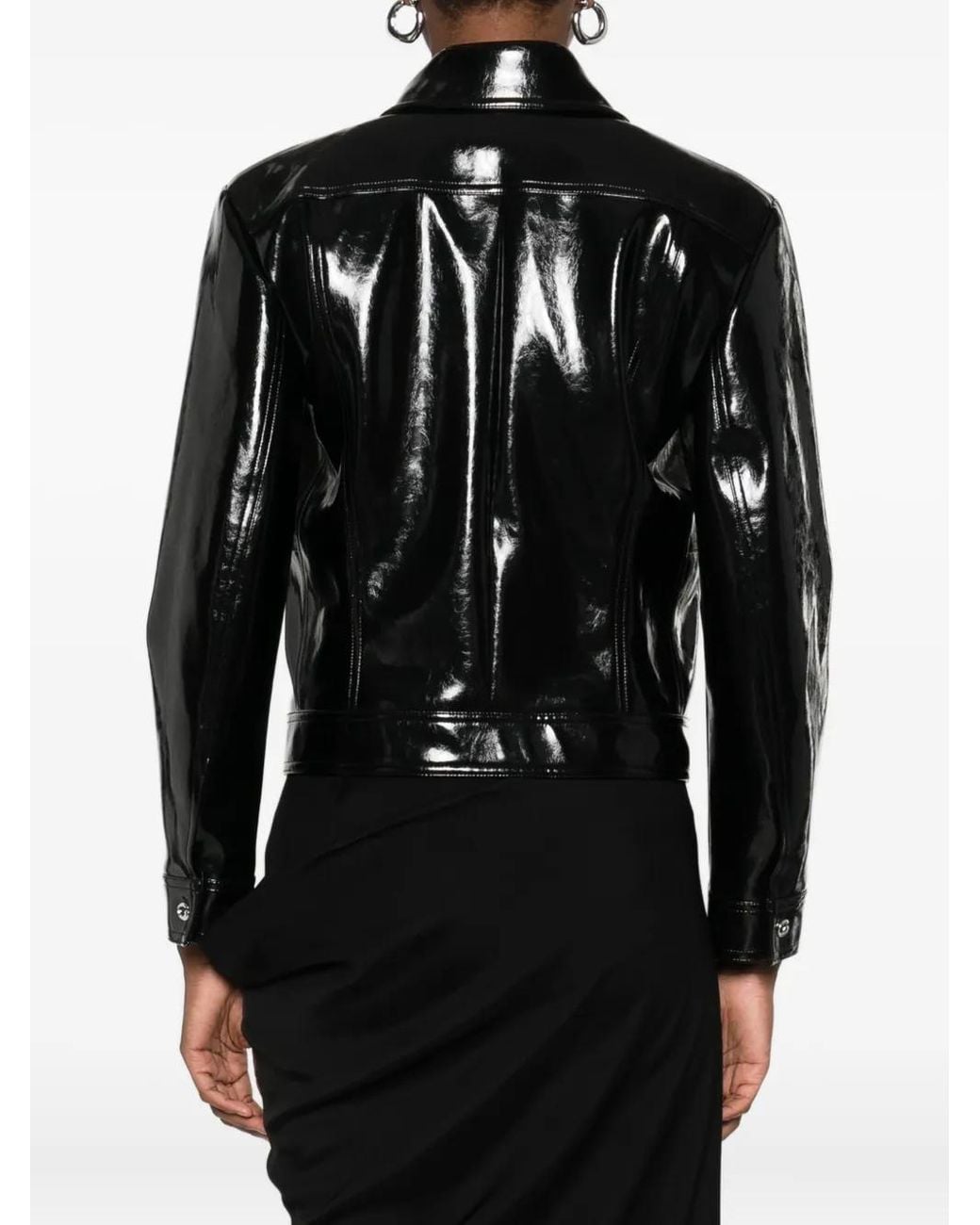 Coperni Black Zip-Front Jacket