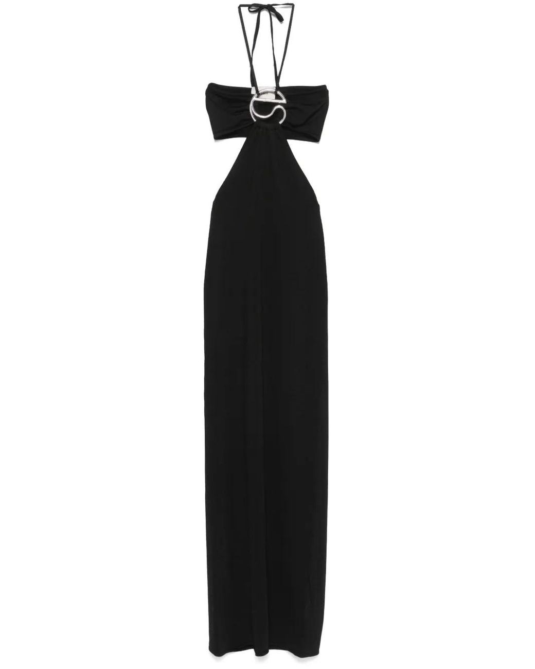 Coperni Gebreide Maxi-Jurk in het Black