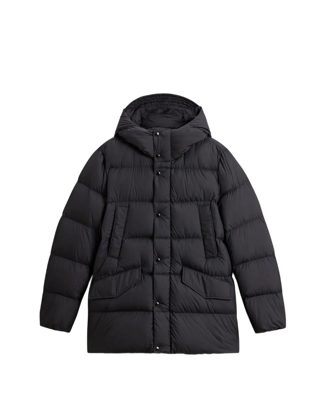 Woolrich Black Cloud Davis Padded Jacket for men