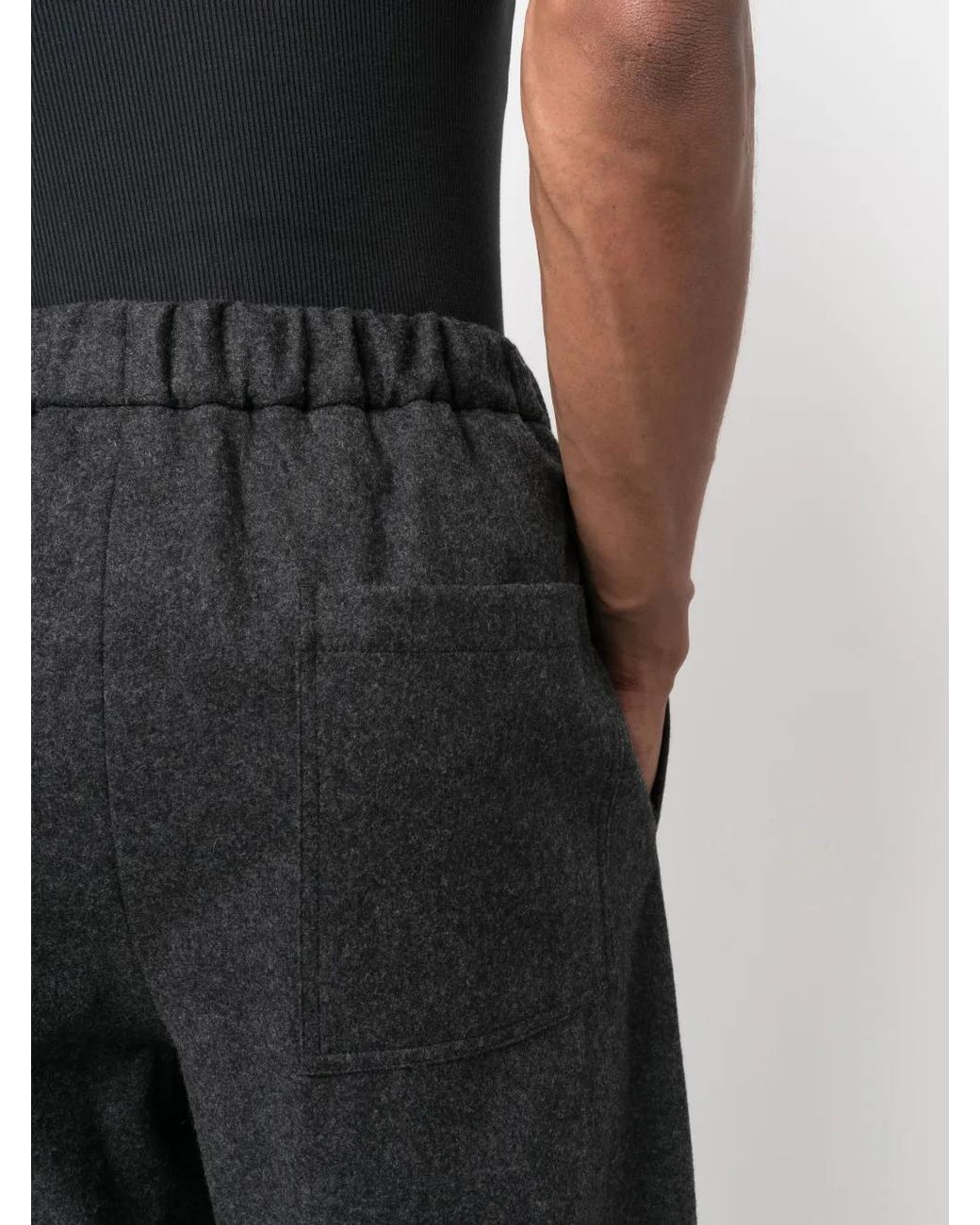 Jil Sander Blue Straight-Leg Cotton Trousers for men