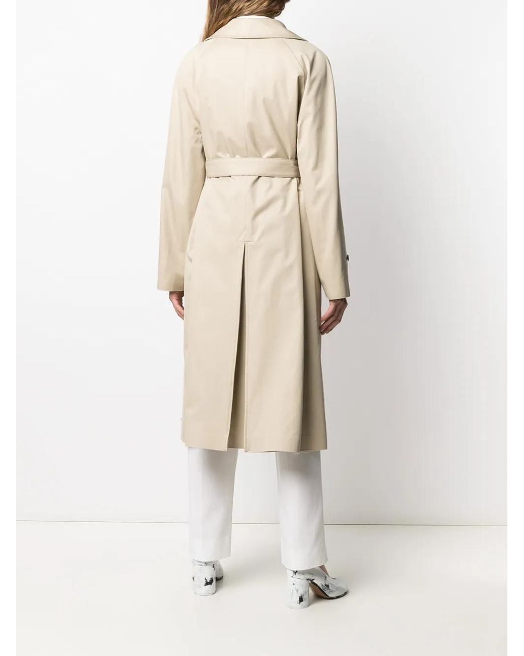 Maison Margiela Natural Single-Breasted Trench Coat