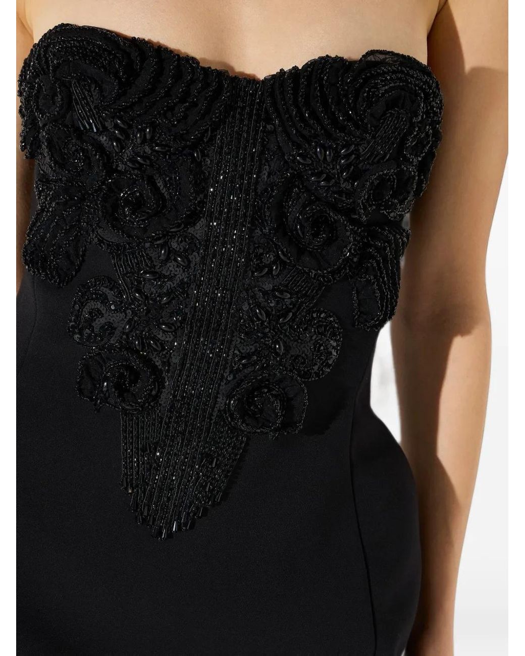 Elisabetta Franchi Black Mini Dress