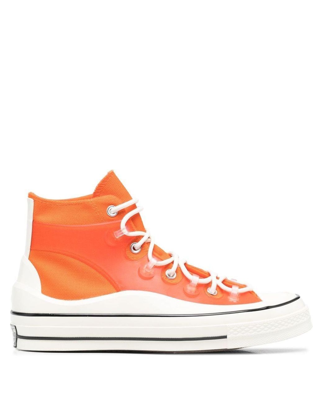 converse orange montante
