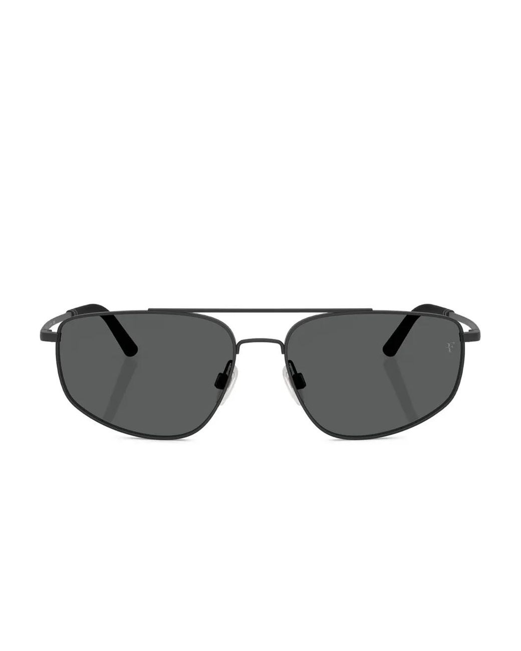 Oliver Peoples Gray Pilot-Frame Sunglasses