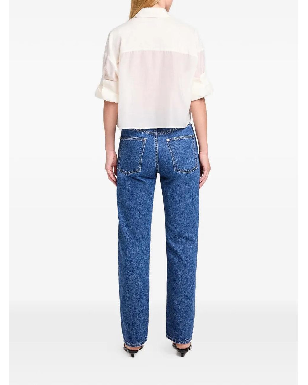 Twp White Ruffled Shirt