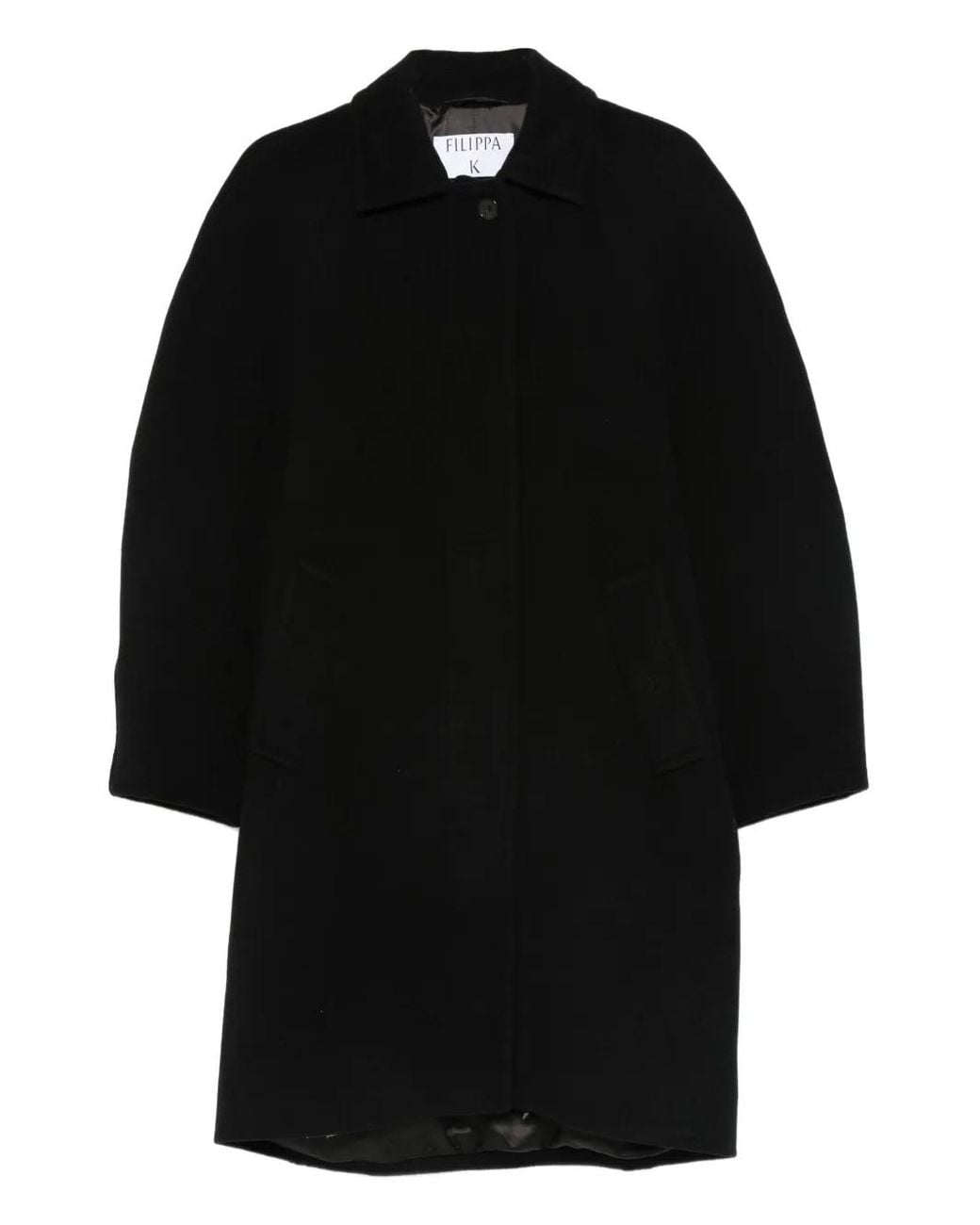 Filippa K Black Single-Breasted Coat