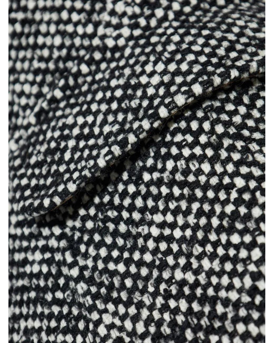 Dolce & Gabbana Gray Flap-Pockets Tweed Jacket