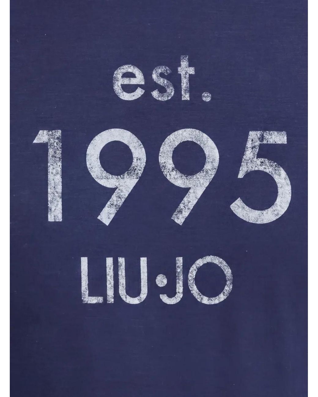 Liu Jo Blue Logo-Print T-Shirt for men