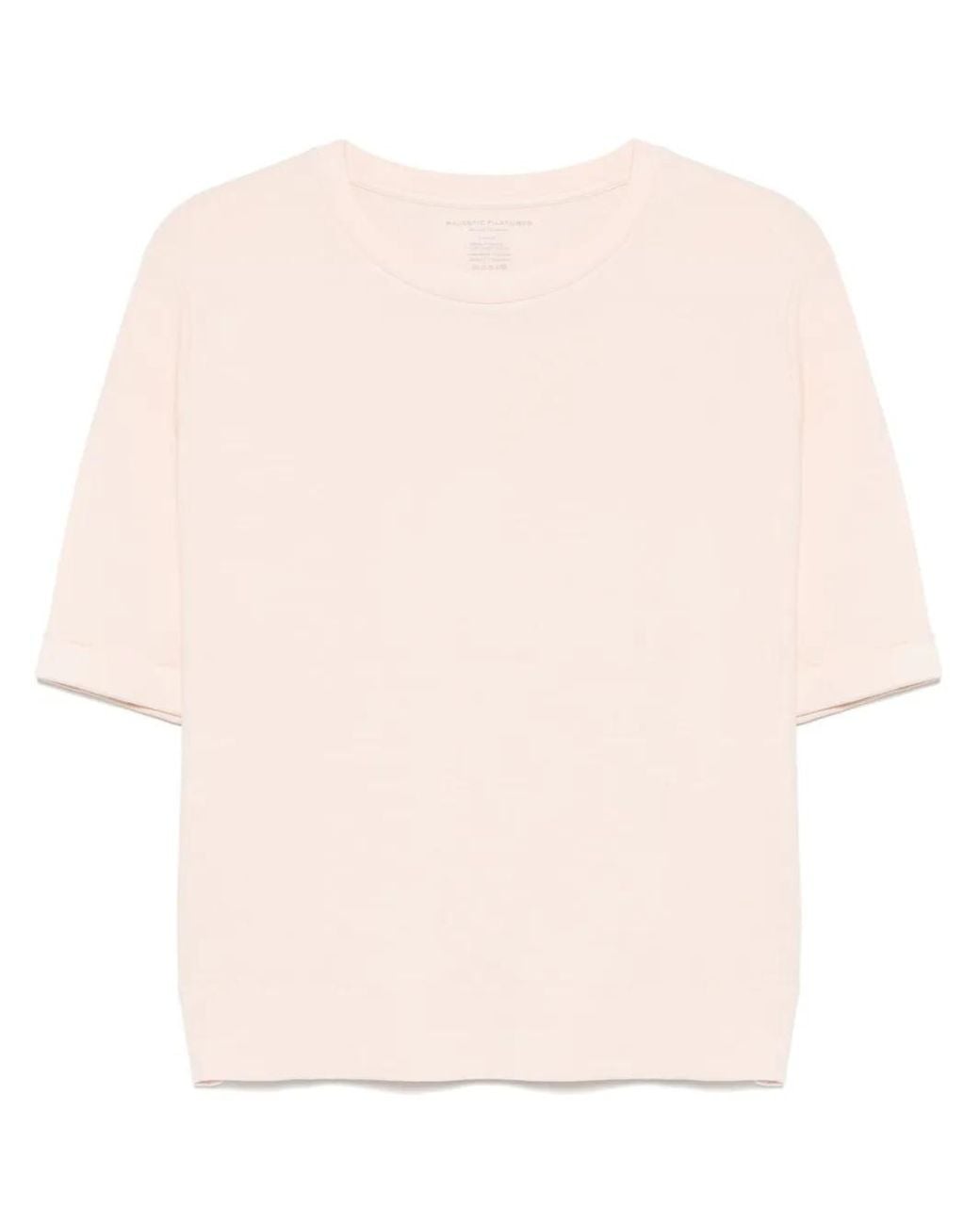 Majestic Filatures Natural Short-Sleeve T-Shirt