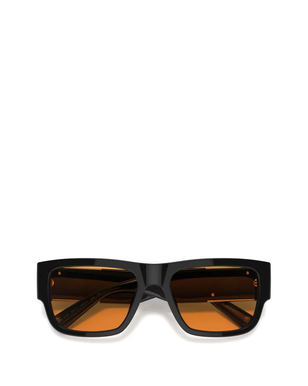 Versace Black Medusa Rectangle-Frame Sunglasses for men