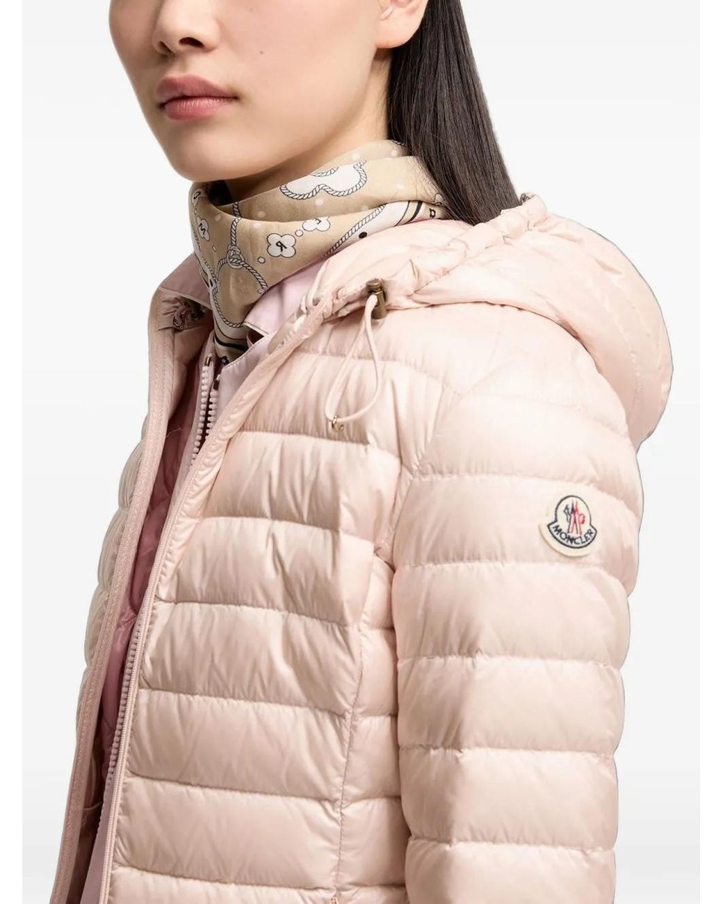 Moncler Pink Igelhood Short Down Jacket