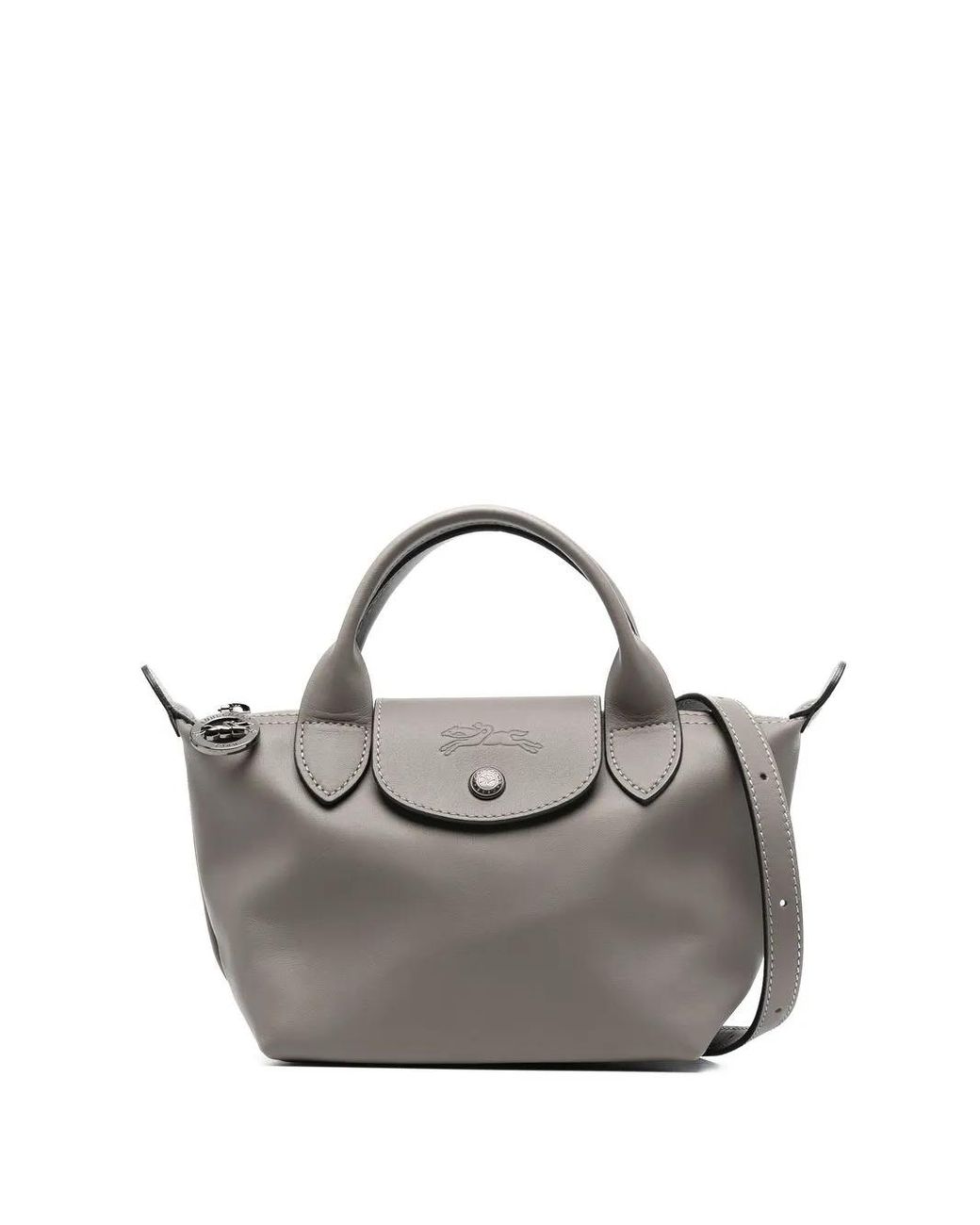 Longchamp Gray Le Pliage Xtra Xs Top-Handle Bag