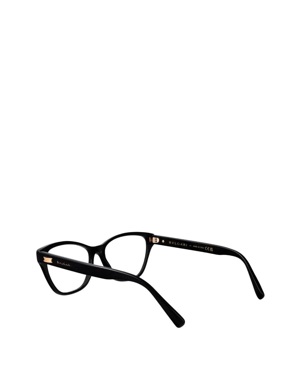 BVLGARI Black B.Zero1 Cat-Eye-Brille