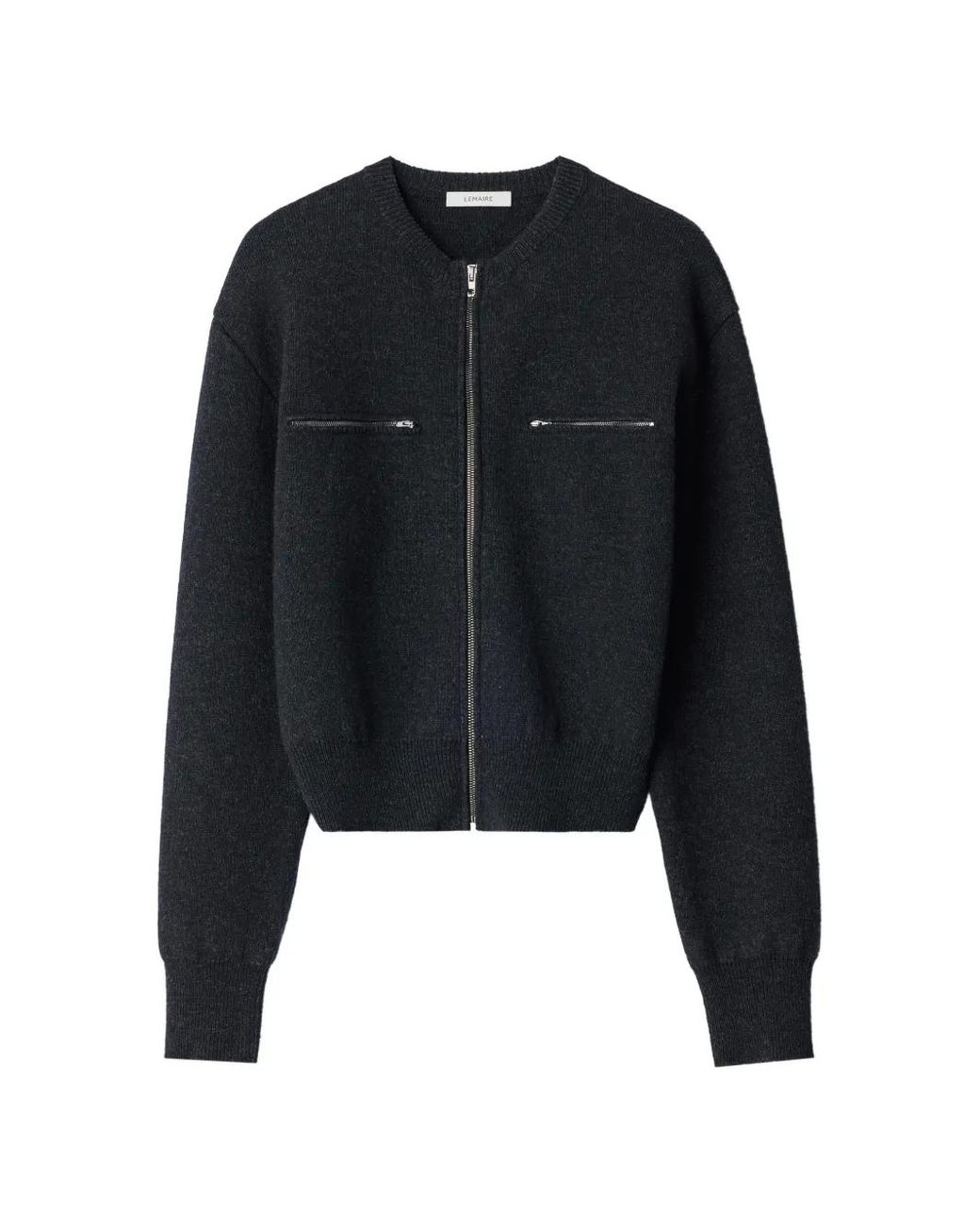 Lemaire Black Zipped Top