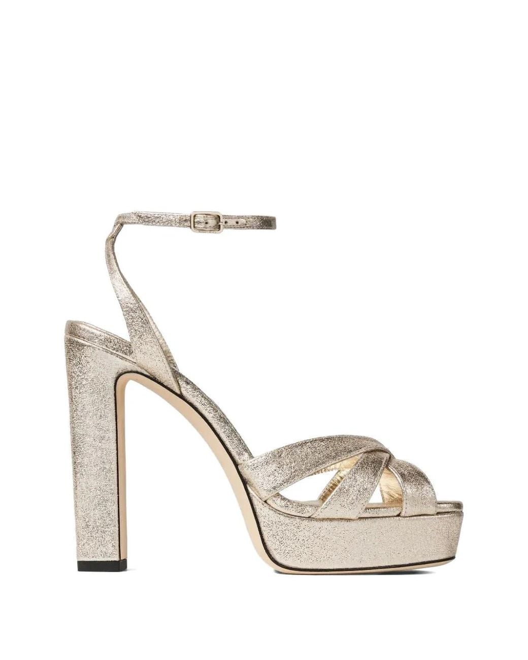 Jimmy Choo Metallic Kove 120 Platform Sandals