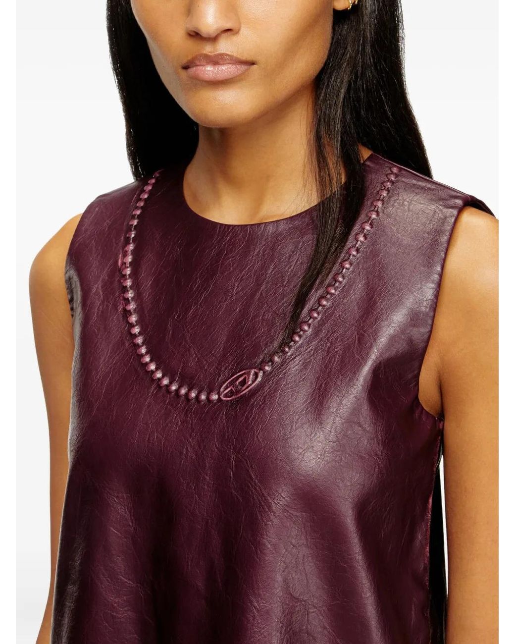DIESEL Purple X Farfetch Fr-D-Ares Mini Dress