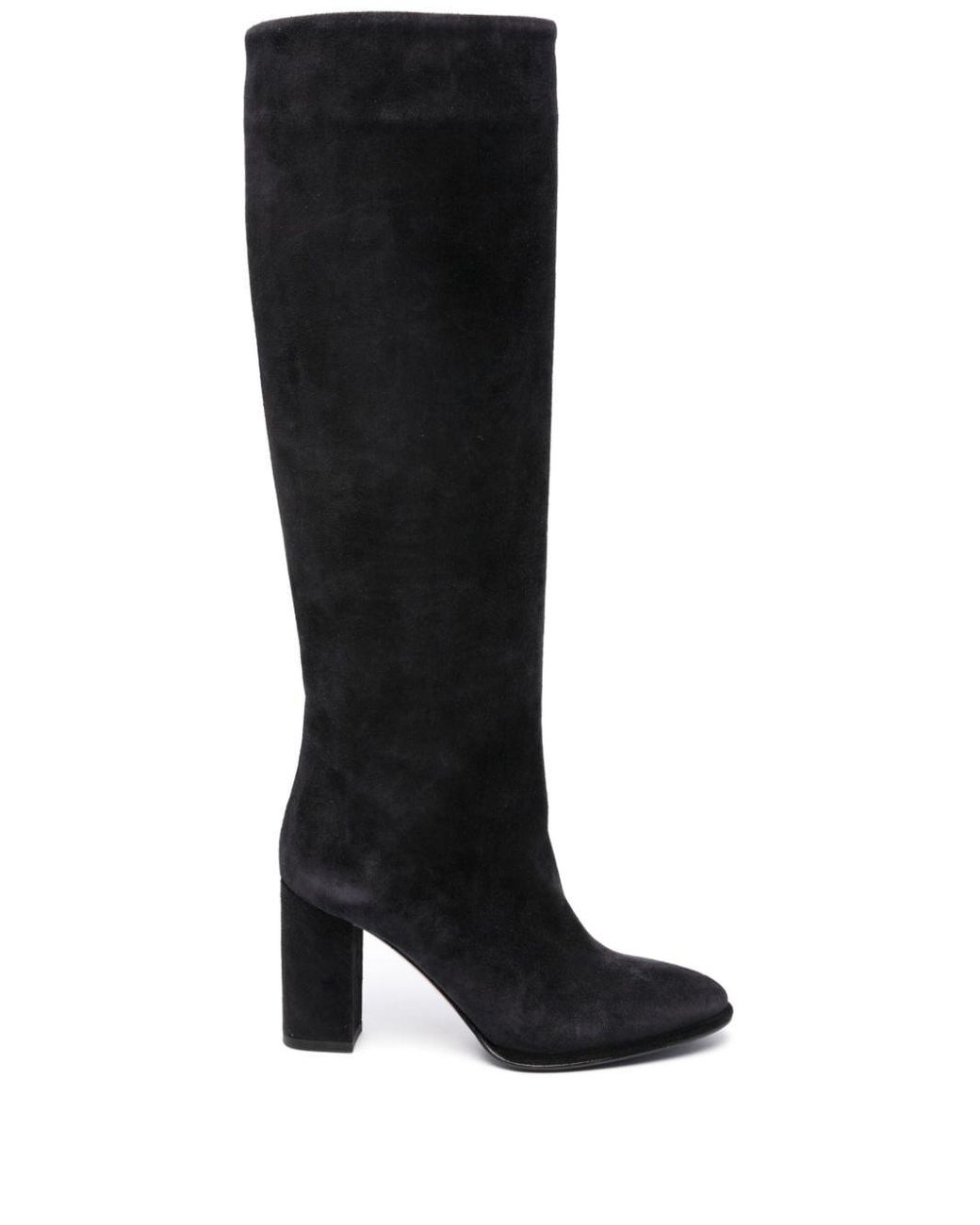 Below the knee suede boots store